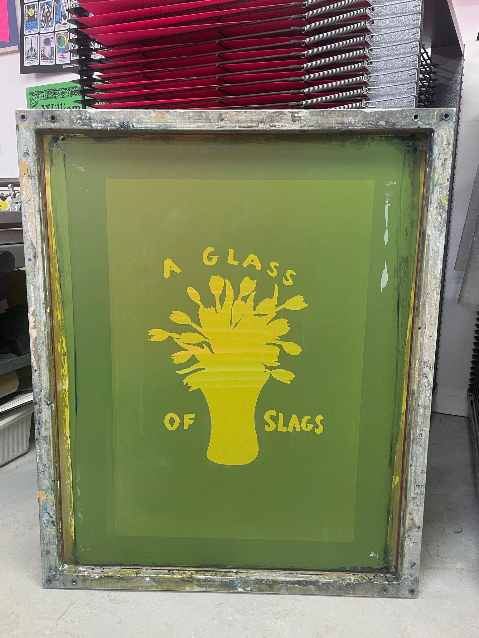A glass of slags
