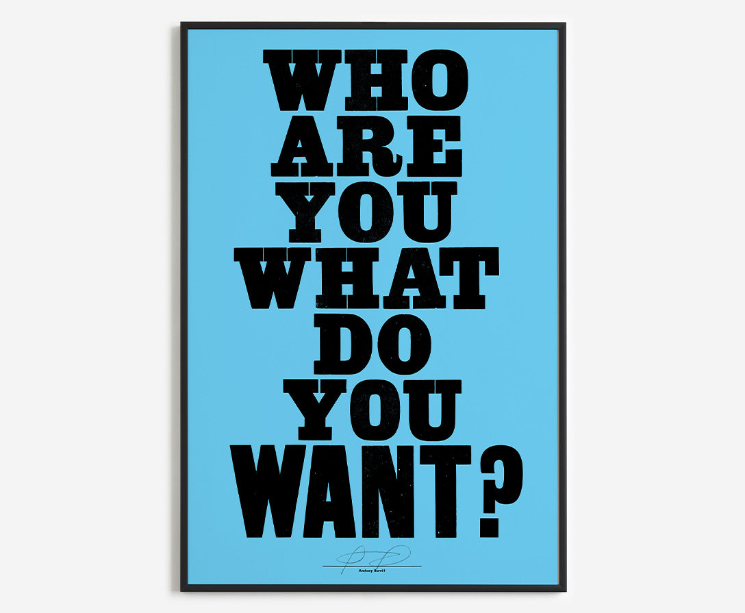 WHO ARE YOU (Blue)
