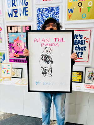 ALAN THE PANDA - original artwork