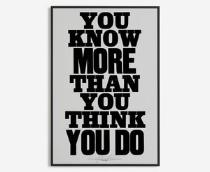 YOU KNOW MORE (Grey)