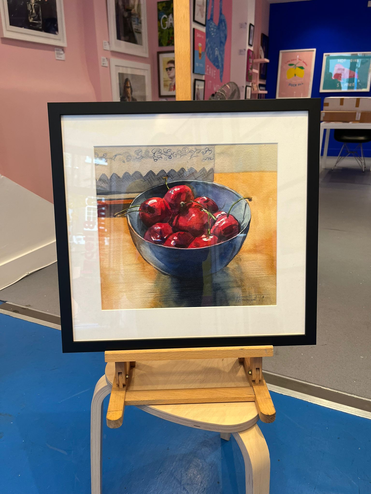 Bowl of cherries - Original Painting
