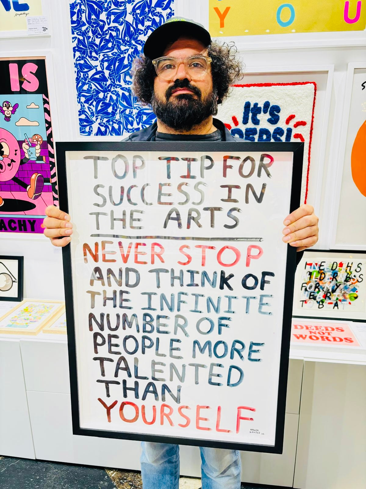 TOP TIP FOR SUCCESS - original artwork