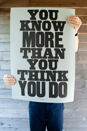 YOU KNOW MORE (Grey)