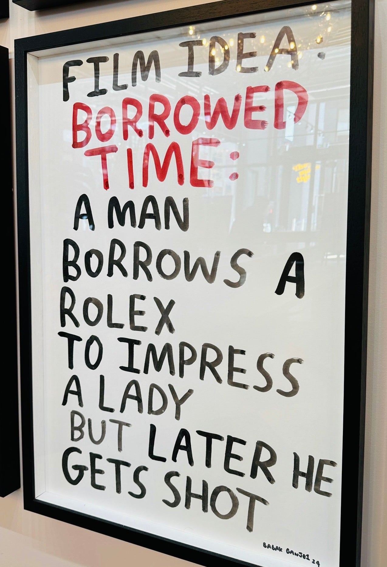 BORROWED TIME - original artwork