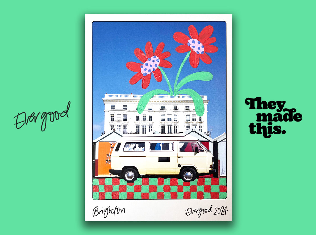 Campervan - Hand Painted