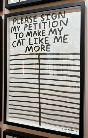 CAT PETITION - original artwork