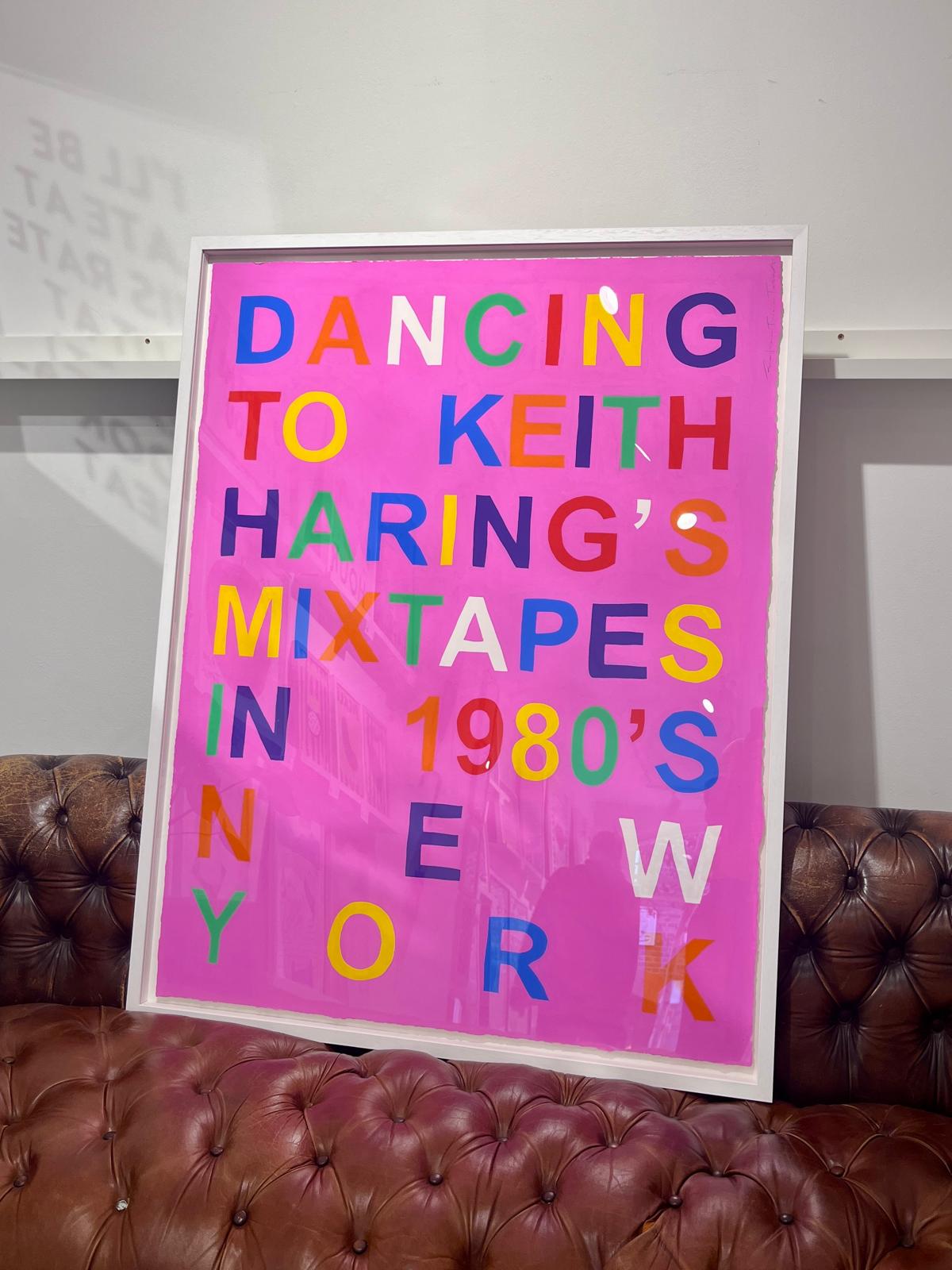 Dancing To Keith Haring's Mixtapes In 1980's New York - original painting