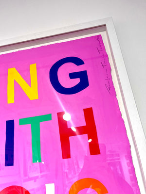 Dancing To Keith Haring's Mixtapes In 1980's New York - original painting
