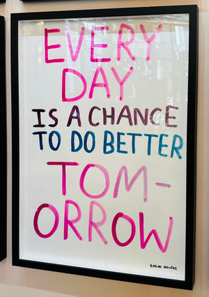 DO BETTER TOMORROW - original artwork