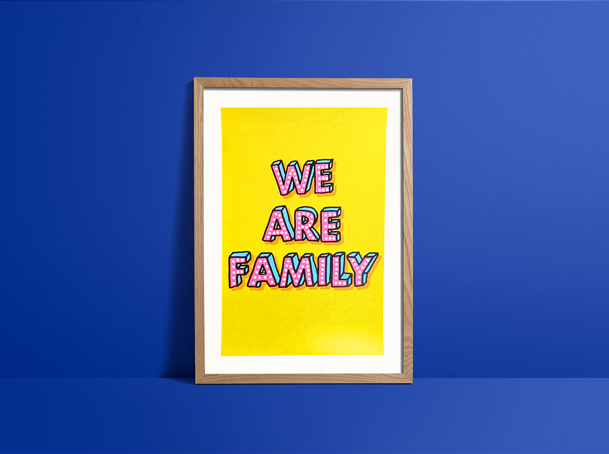 WE ARE FAMILY (yellow portrait edition)