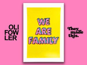 WE ARE FAMILY (yellow portrait edition)