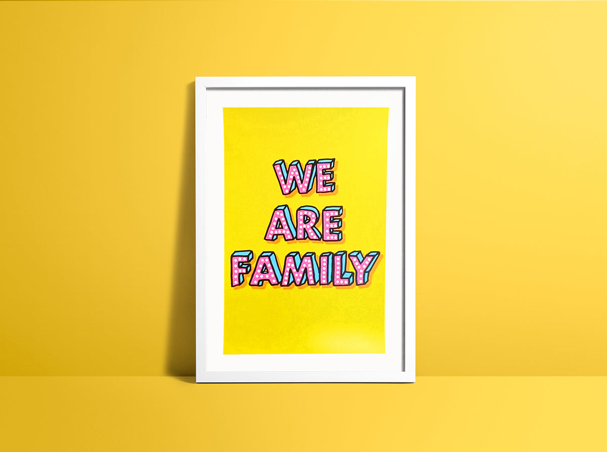 WE ARE FAMILY (yellow portrait edition)