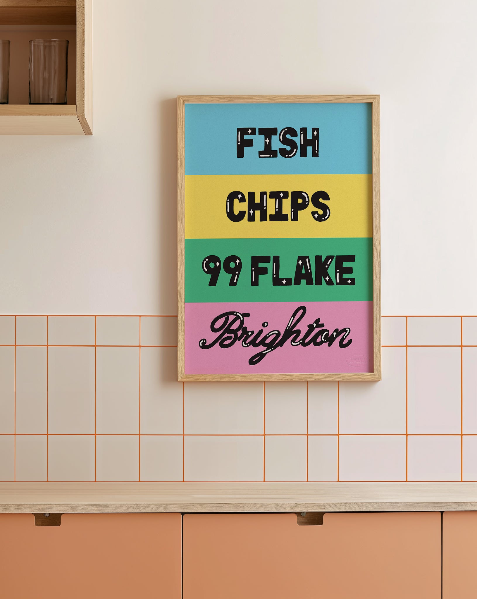 FISH, CHIPS, 99 FLAKE, BRIGHTON
