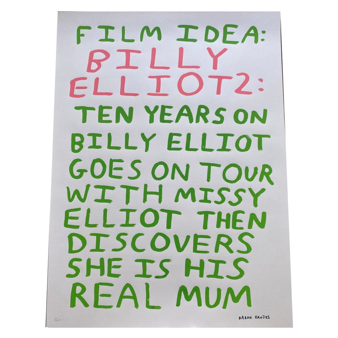 Film idea : Billy Elliot 2