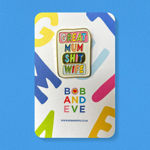 Great Mum Enamel Badge