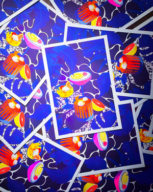 Summer Highs, Midnight Drinks - Risograph (Second Edition)