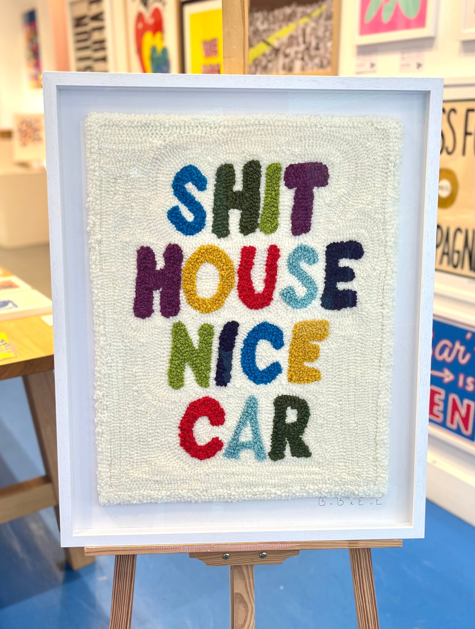 Shit house, nice car