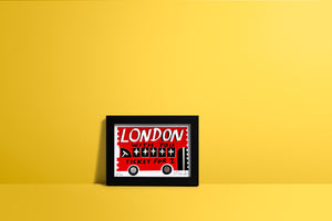 London With You Ticket (Red London bus)