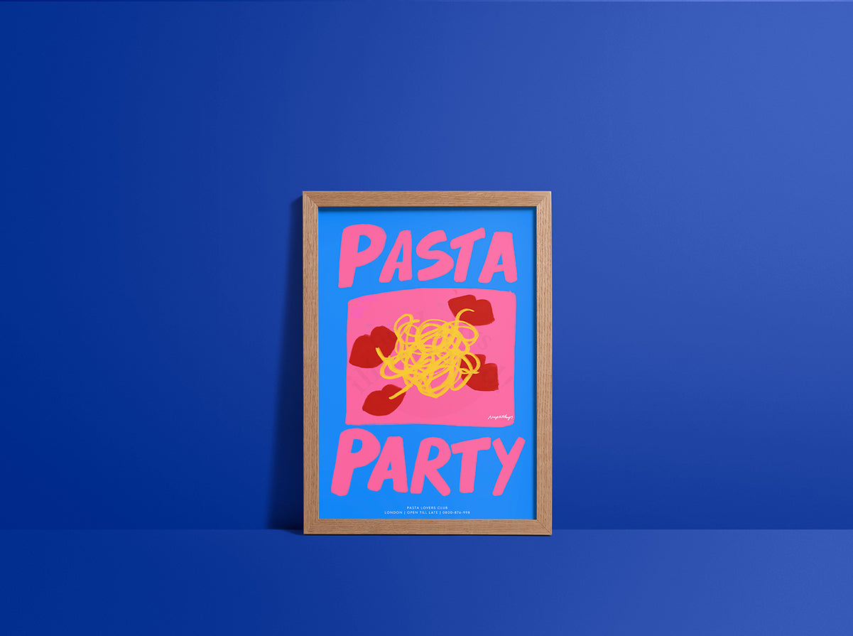 Pasta Party (Blue and pink edition)