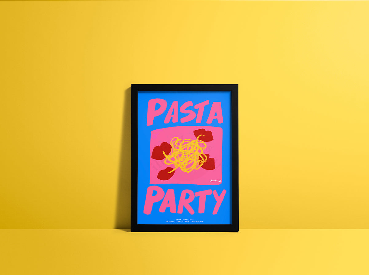 Pasta Party (Blue and pink edition)