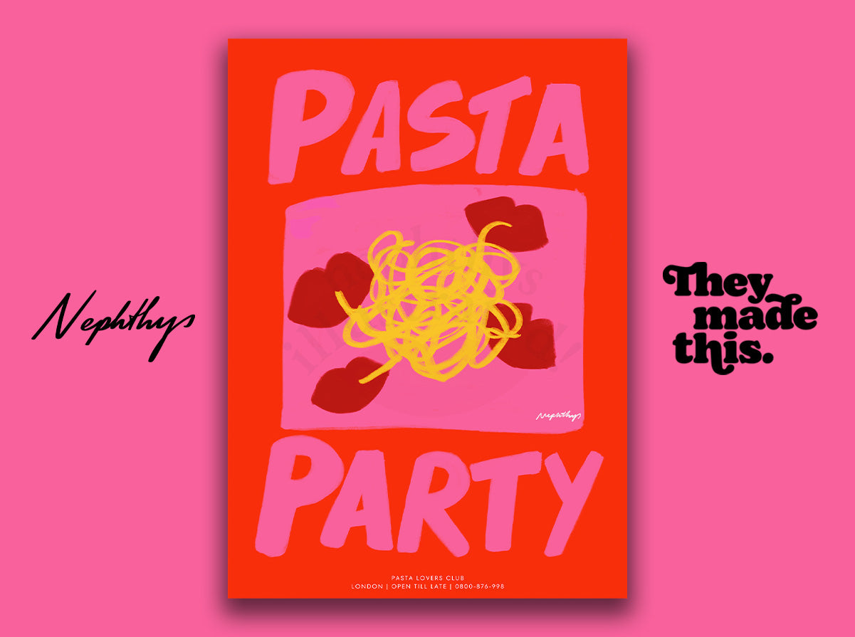 Pasta Party (Red and pink edition)