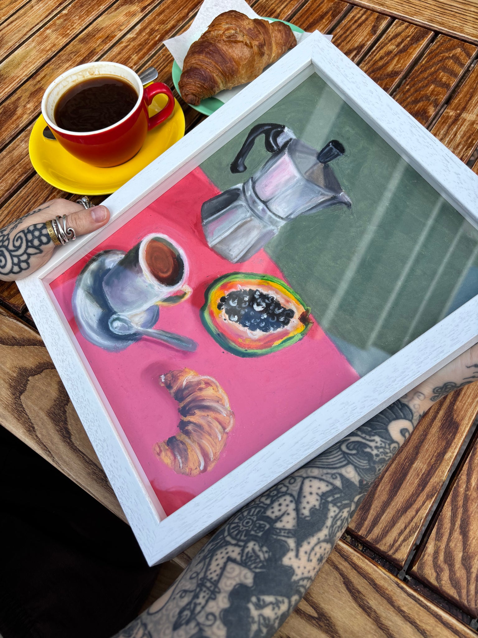 Papaya Morning - original drawing