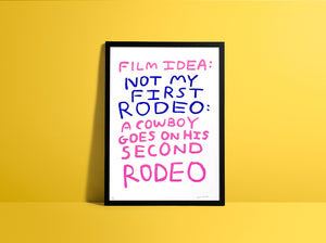 Film idea: Not My First Rodeo (Purple/ Pink Edition)