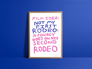 Film idea: Not My First Rodeo (Purple/ Pink Edition)