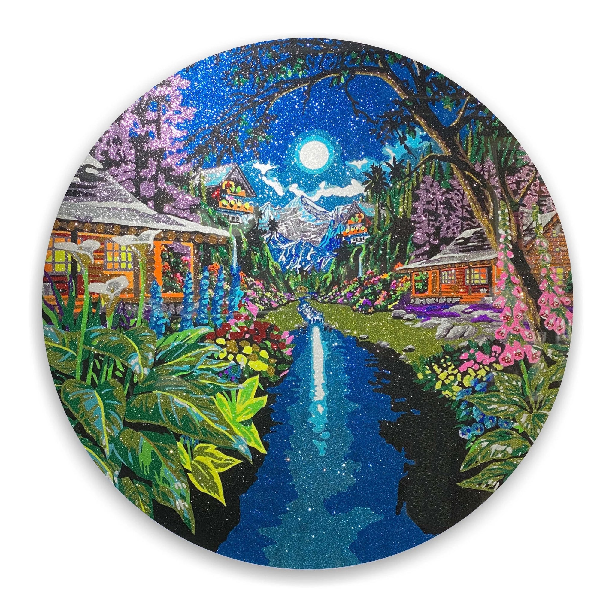 Reunited with everything you've ever lost (glitter painting)