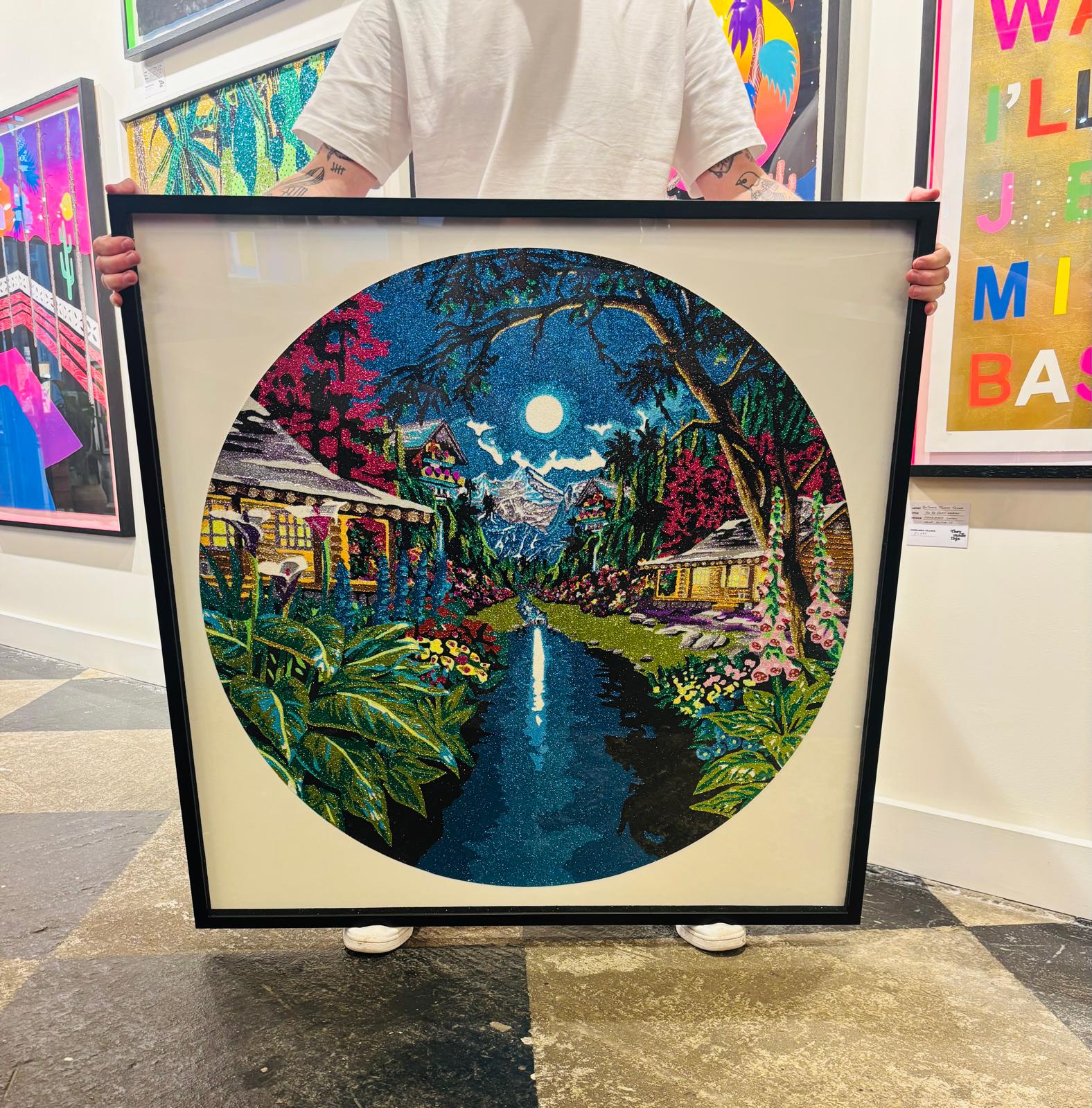 Reunited with everything you've ever lost (glitter painting)