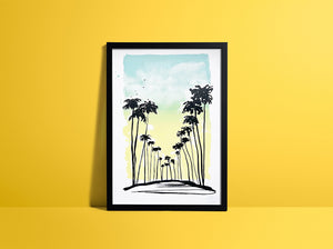 Endless Summer - Santa Monica Palm Trees