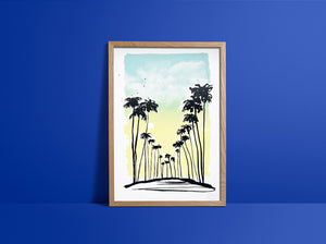Endless Summer - Santa Monica Palm Trees