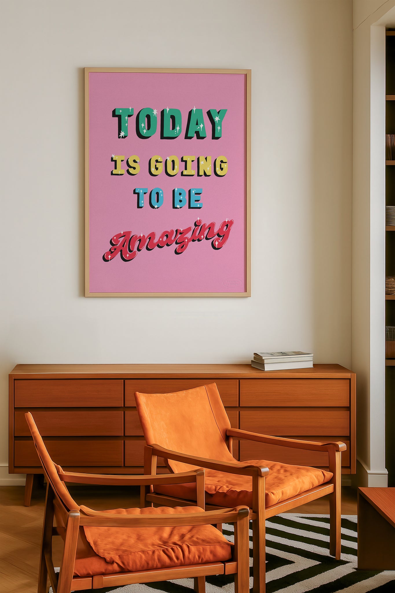 TODAY IS GOING TO BE AMAZING (pink)