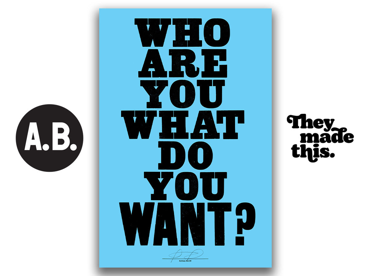WHO ARE YOU (Blue)