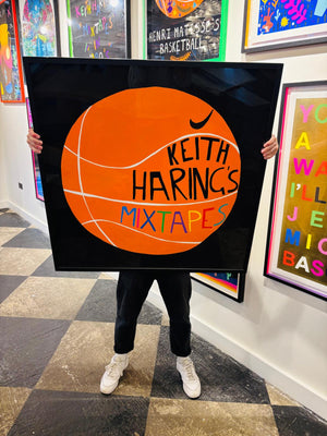 Keith Haring's Mixtapes - original painting