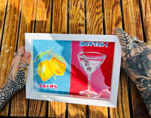 Lemon Martini - original drawing