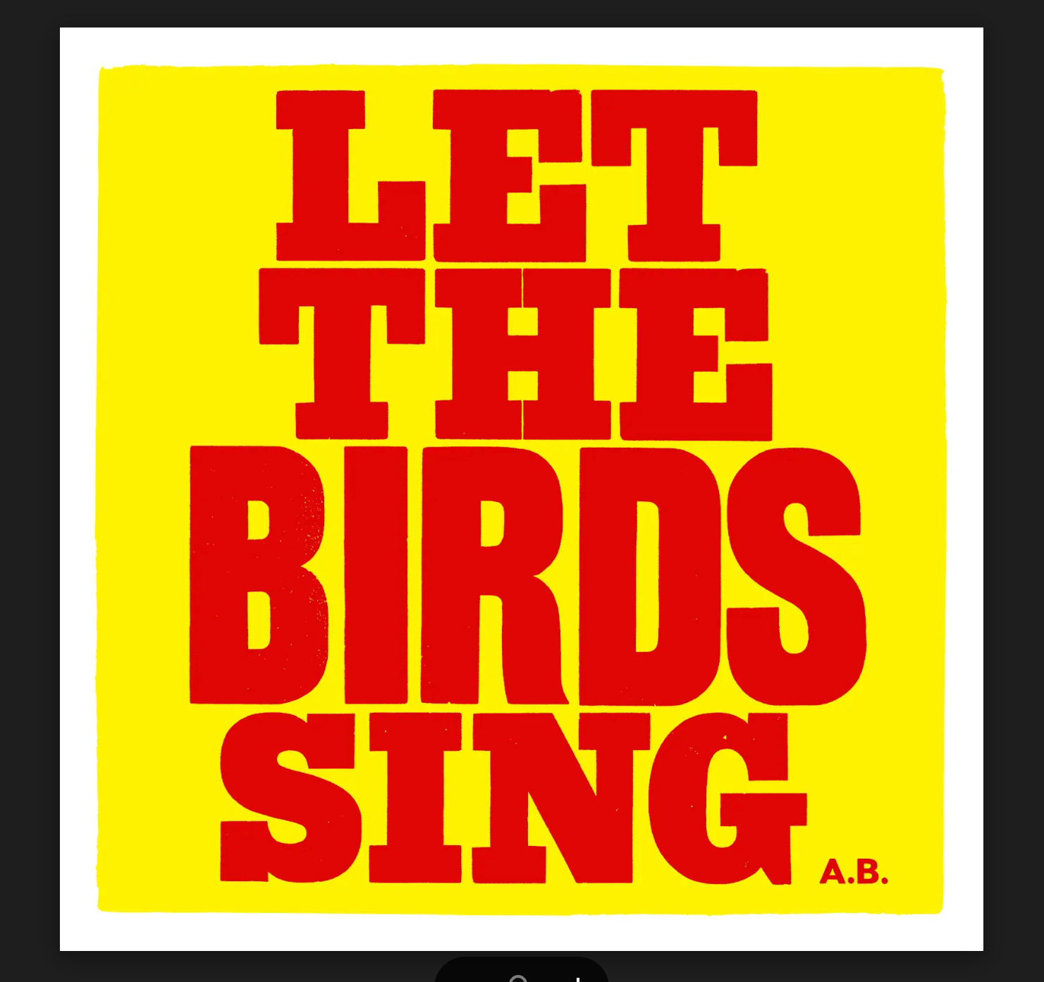 LET THE BIRDS SING