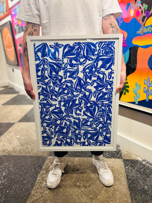 Blue nude abstract study