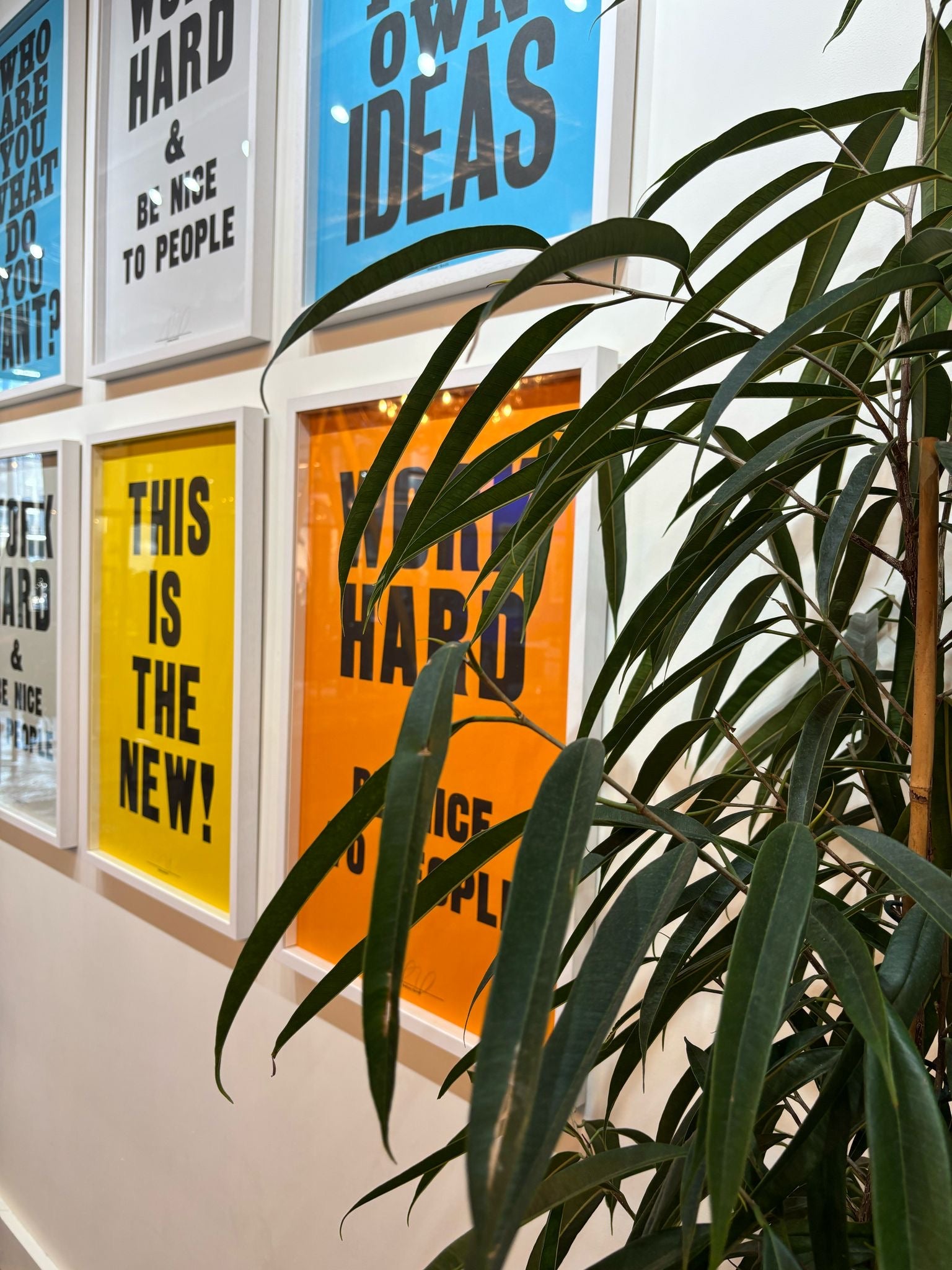 WORK HARD AND BE NICE (Yellow - final few left)