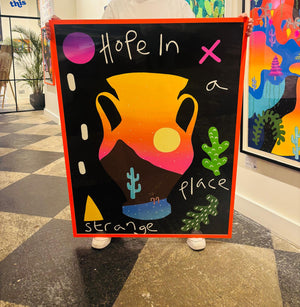 Hope in a strange place