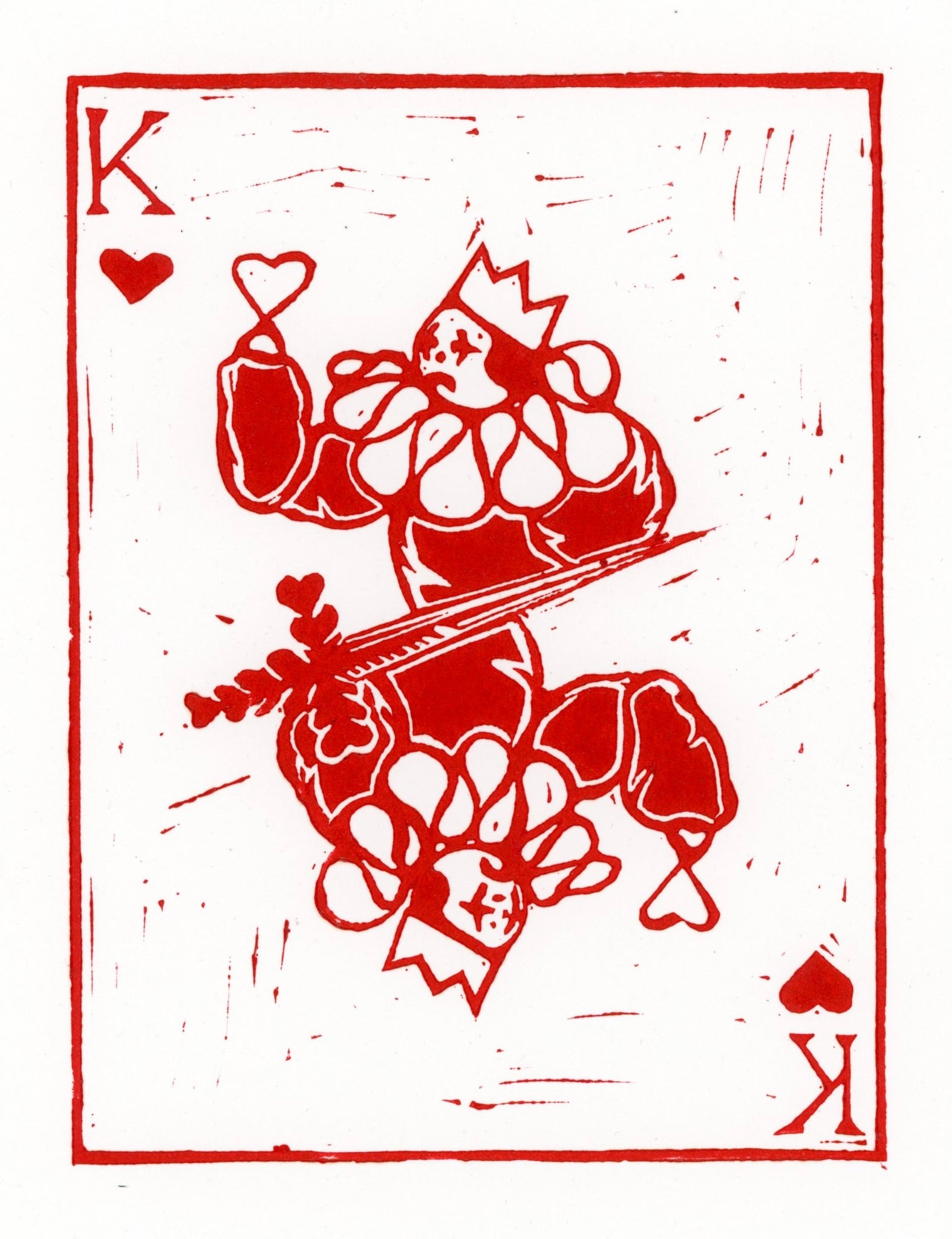 Hearts - Playing Card Print Set
