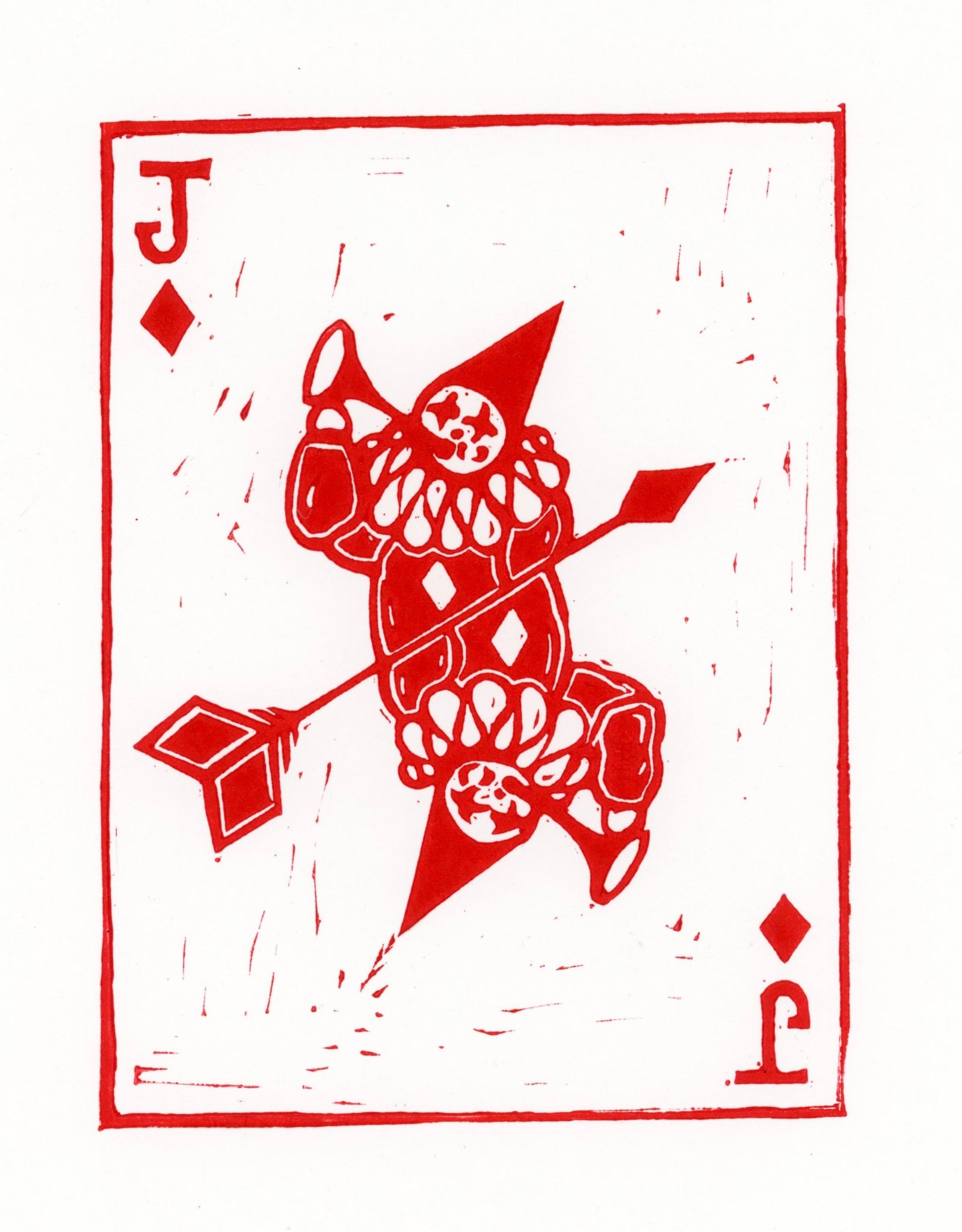 Diamonds - Playing Card Print Set