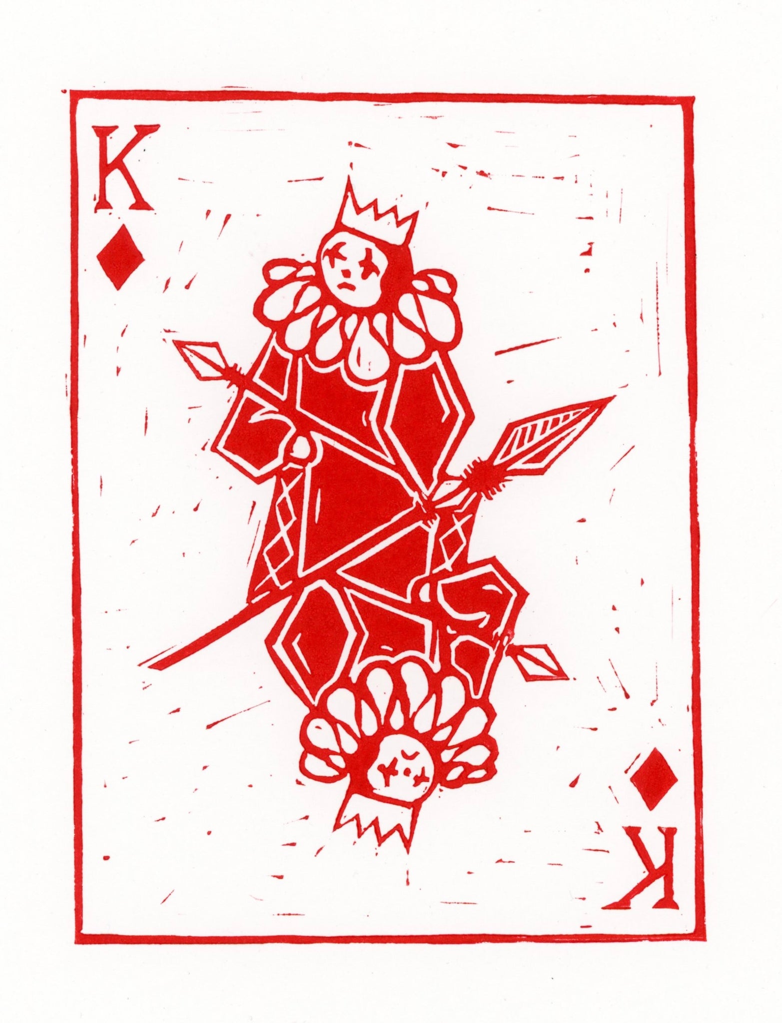 Diamonds - Playing Card Print Set