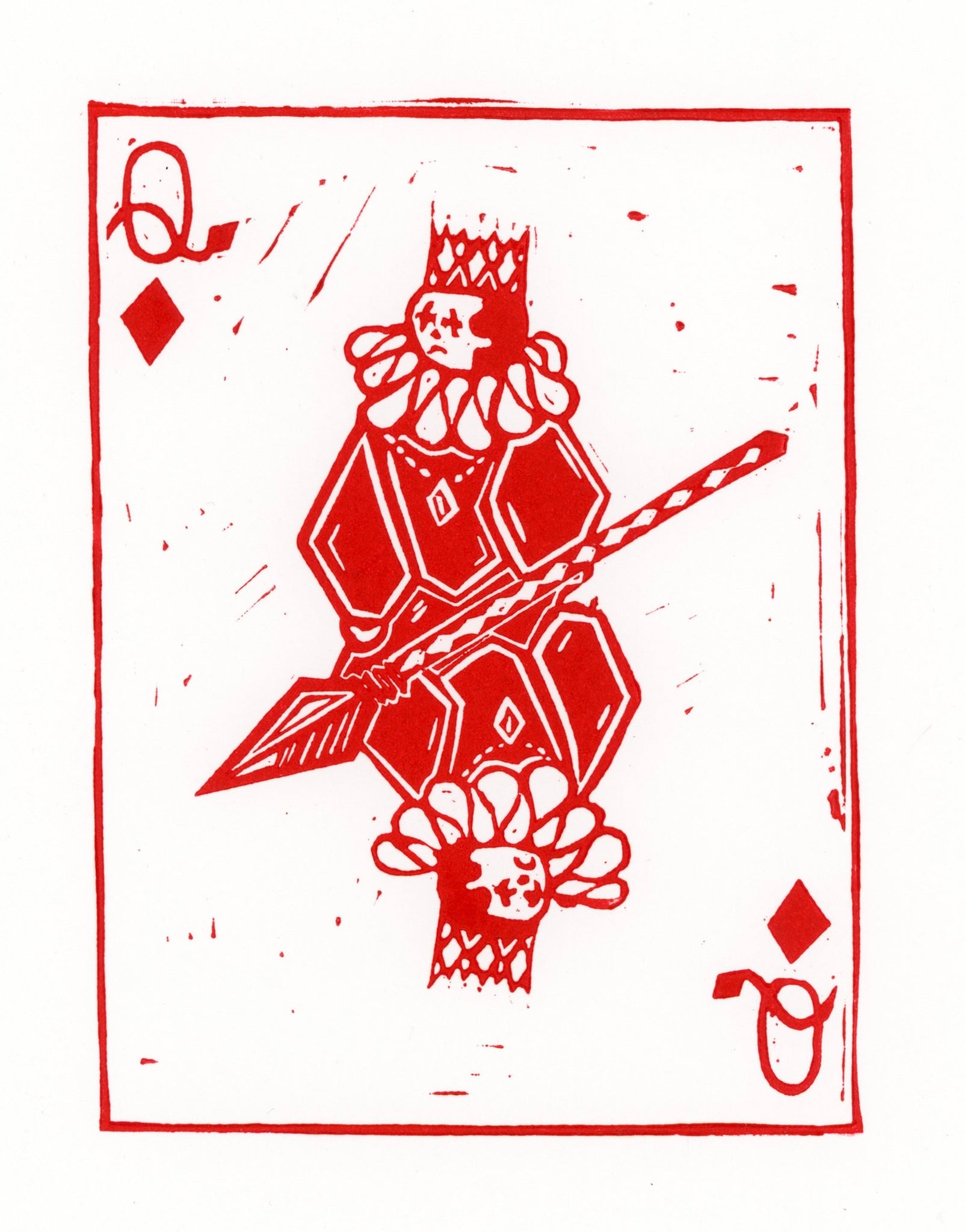 Diamonds - Playing Card Print Set
