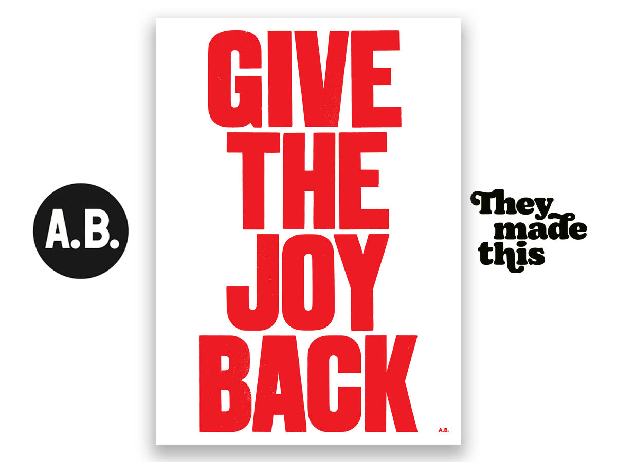 GIVE THE JOY BACK (Red)