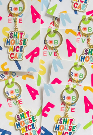 Shit House Keyring