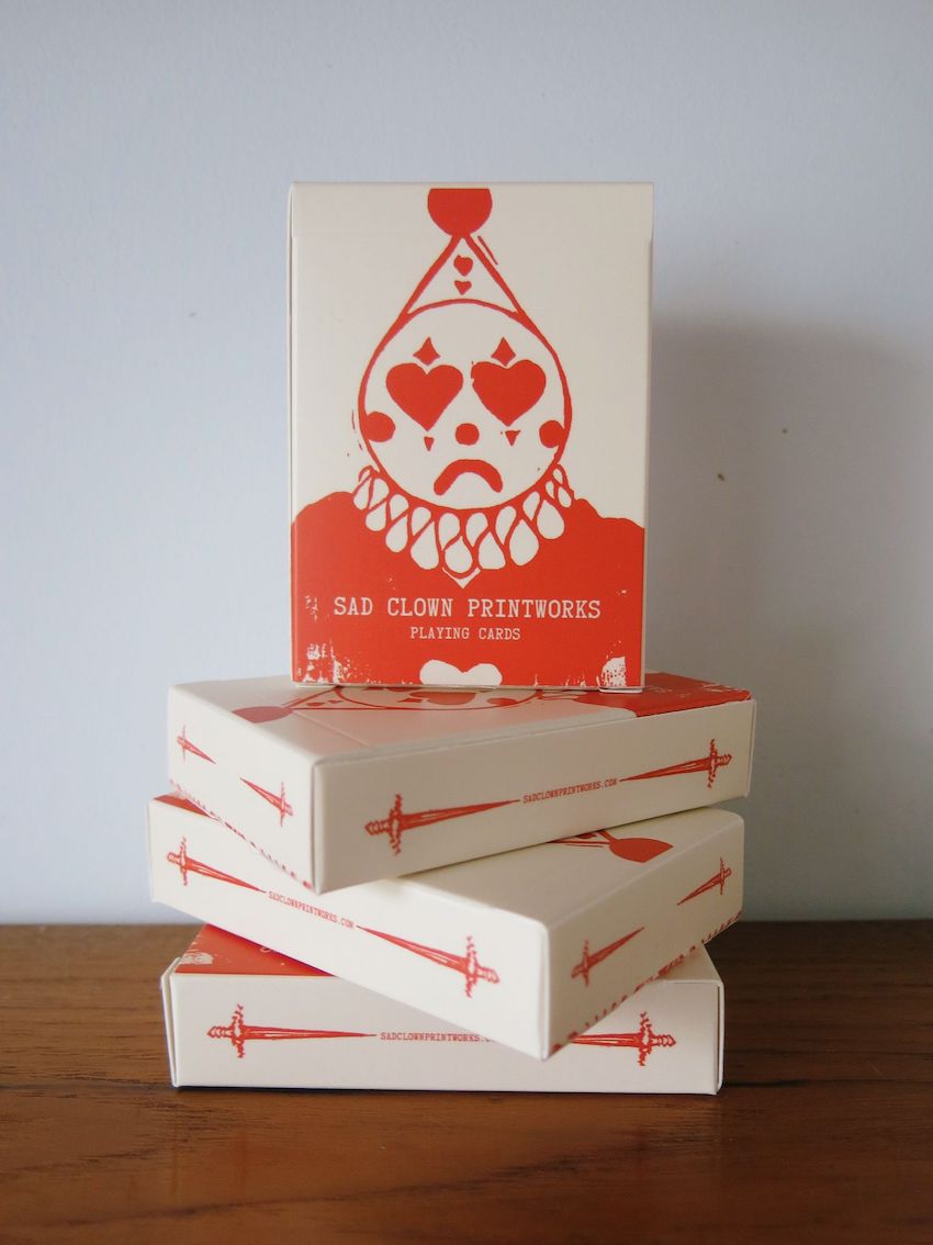 Sad Clown Printworks - Cards night - Wednesday 26 November