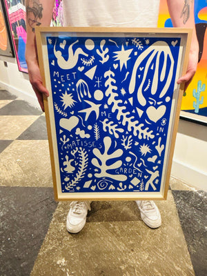 Meet me at Matisse's garden - screen print