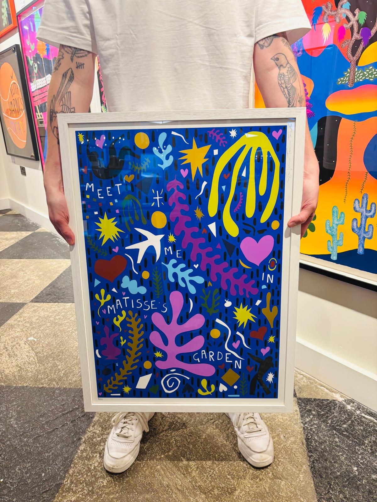 Meet Me In Matisse’s Garden (hand finished blue edition)