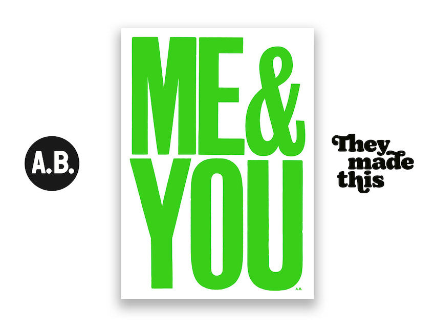 ME & YOU (Fluro Green)